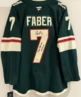 Brock Faber Signed Jersey “First NHL Goal” Inscription w/Memorable Authentic COA