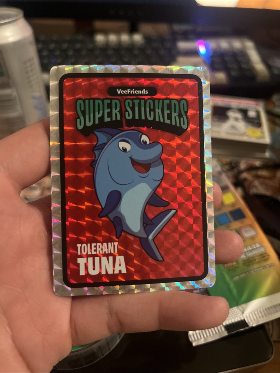 PSAマガジン super stickers TOLERANT TUNA/55 2025 VeeFriends Super Stickers PSA Exclusive - Tolerant Tuna