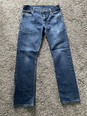 Levis 514 Jeans Mens 29x30 Blue Medium Wash Straight Leg Denim Pants