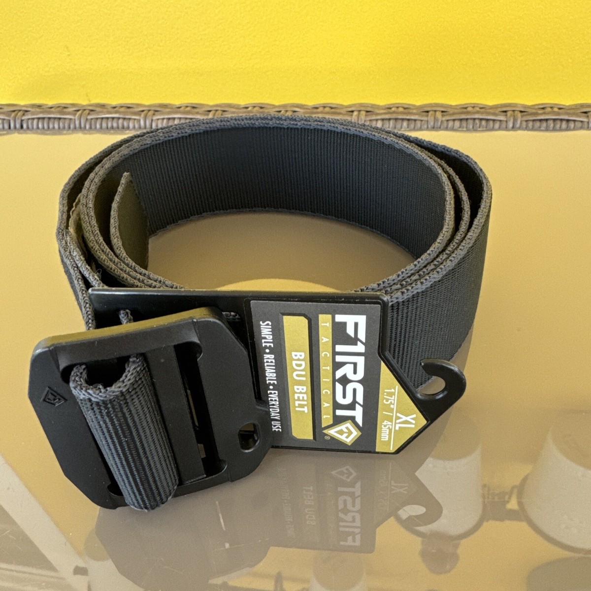 First Tactical Black BDU Belt Size XL 143000 New With Original Packaging