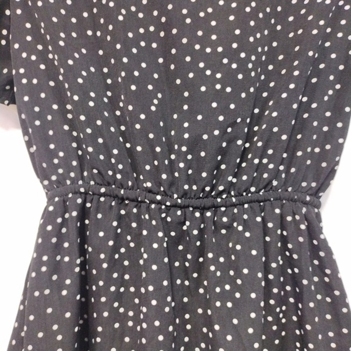 princess polly bobbie mini dress Princess Polly Bobbie Mini Dress Women's 4 Black Polka Dot 90s Y2K Retro Beach