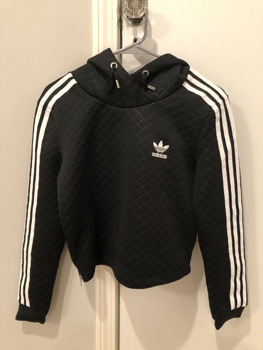 Adidas quilted hotsell hoodie