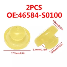 For Nissan 2* New Brake Clutch Pedal Switch Rubber Stopper 46584-S0100