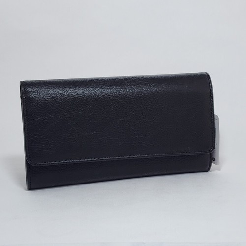 Mundi Black Wallet Credit Card Photo Receipts Coupons Cash Holder Safe Keeper - Bild 1 von 10