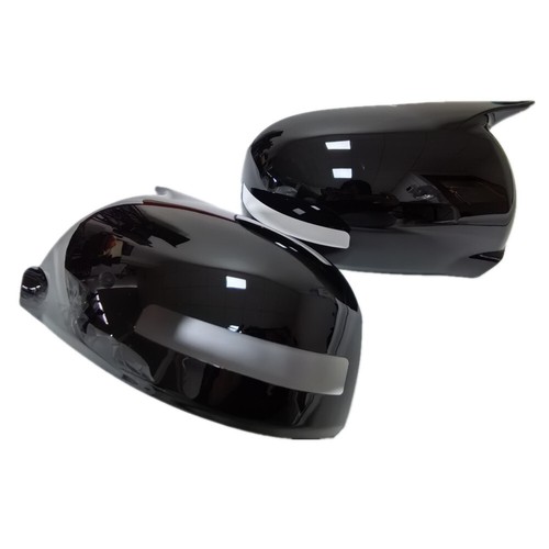 ABS Black Rearview Side Mirror Cover Cap For Mitsubishi ASX Outlander 2013-2021 - Picture 3 of 8