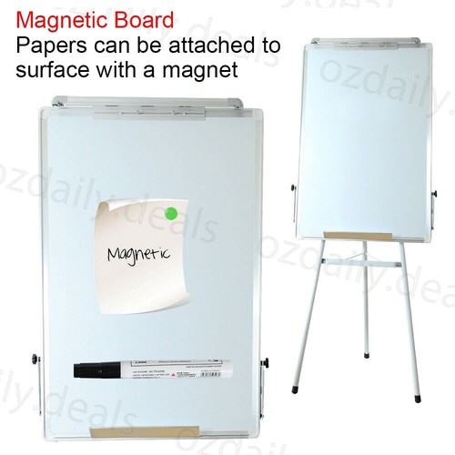 Magnetic Easel Whiteboard Portable Stable with Telescopic Tripod Stand 60x90cm - Picture 9 of 12
