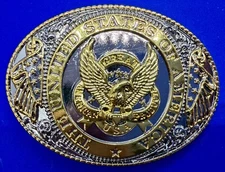 The United States of America Bald Eagle Great American Belt Buckle Company Promo