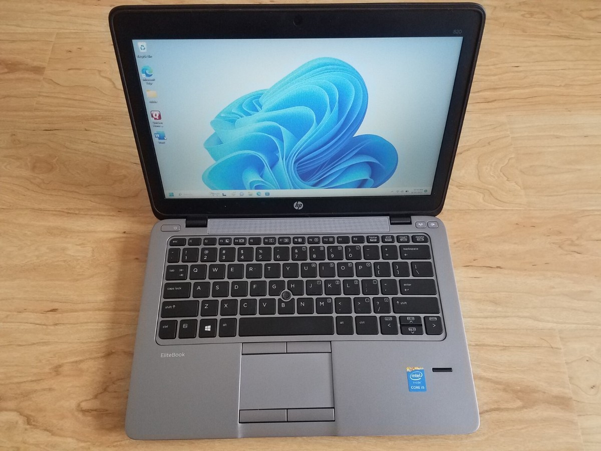 Used HP EliteBook 820 G1 Core i5 Win 11 256gb SSD Drive 8gb RAM