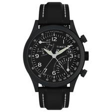 Timex Waterbury Traditional Fly-Back Chronograph 43mm Classic Watch TW2W48000