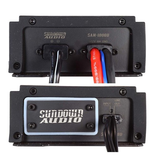 SUNDOWN POWERSPORTS MONOBLOCK DIGITAL CLASS-D AMPLIFIER 1000W RMS - SAM-1000D - Picture 2 of 3