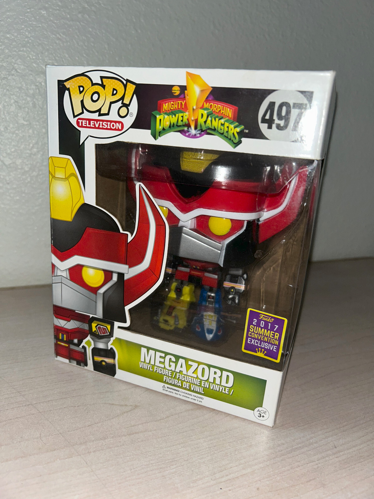 Funko Pop! Megazord Power Rangers 2017 Summer Convention Exclusive #497