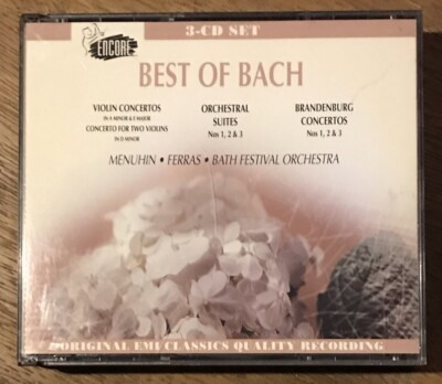 Best of Bach Violin Concertos Orchestral Suites Brandenburg Concertos 3 CD set