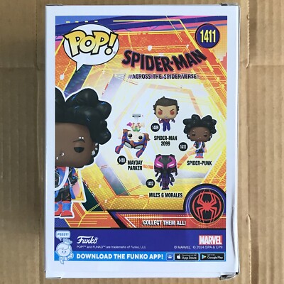 Funko Pop! Spider-Punk #1411 Spider-Man Across The Funko Pop! Spider-Punk #1411 Spider-Man Across The