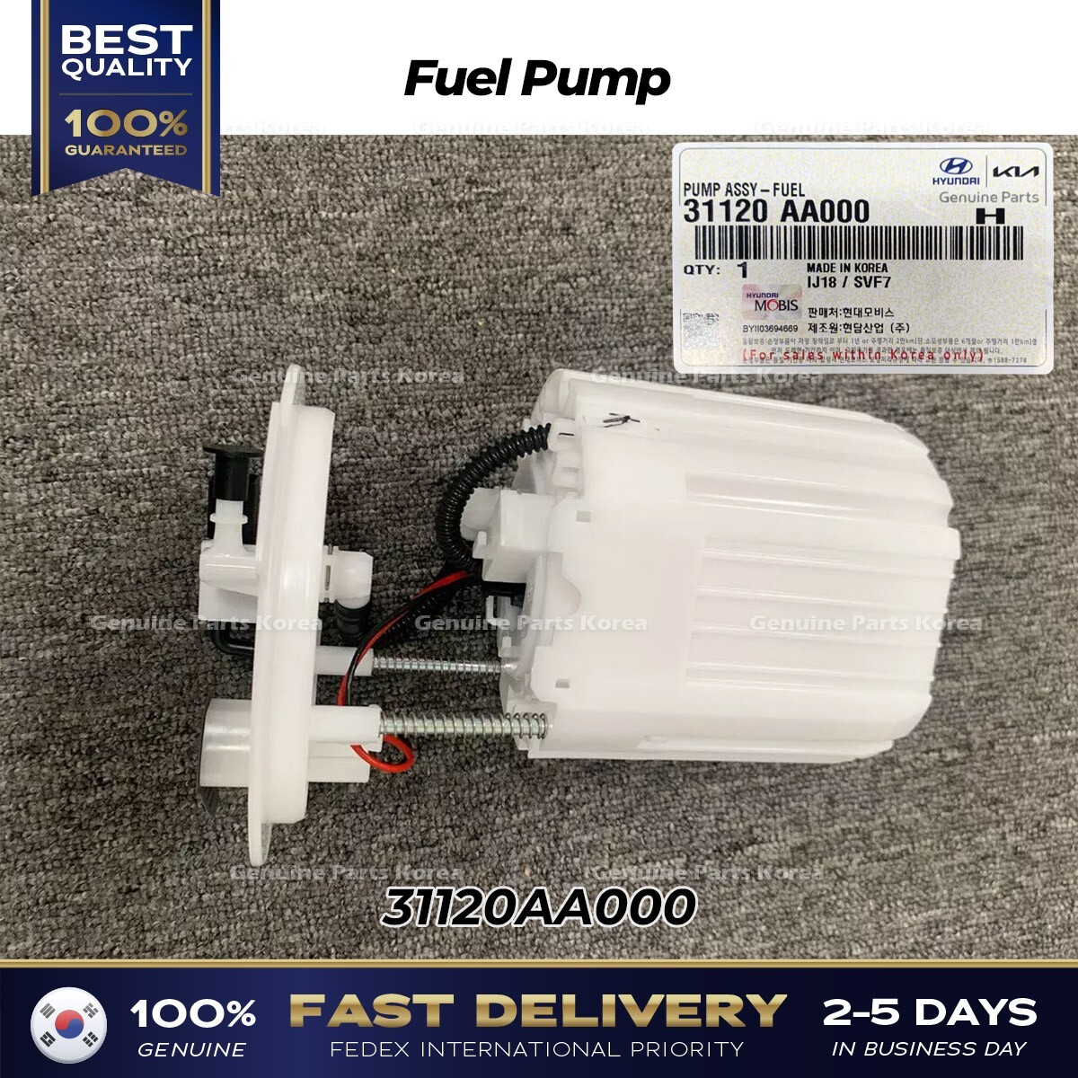 ⭐Genuine⭐ Fuel Pump 31120AA000 for Hyundai Elantra | eBay