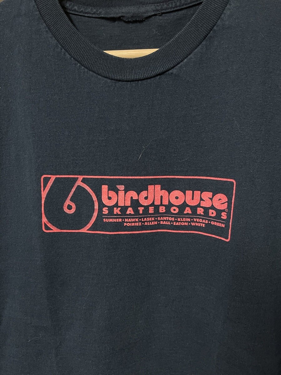 Vintage Birdhouse T-Shirt Men's L Box Logo Skate USA Tony Hawk