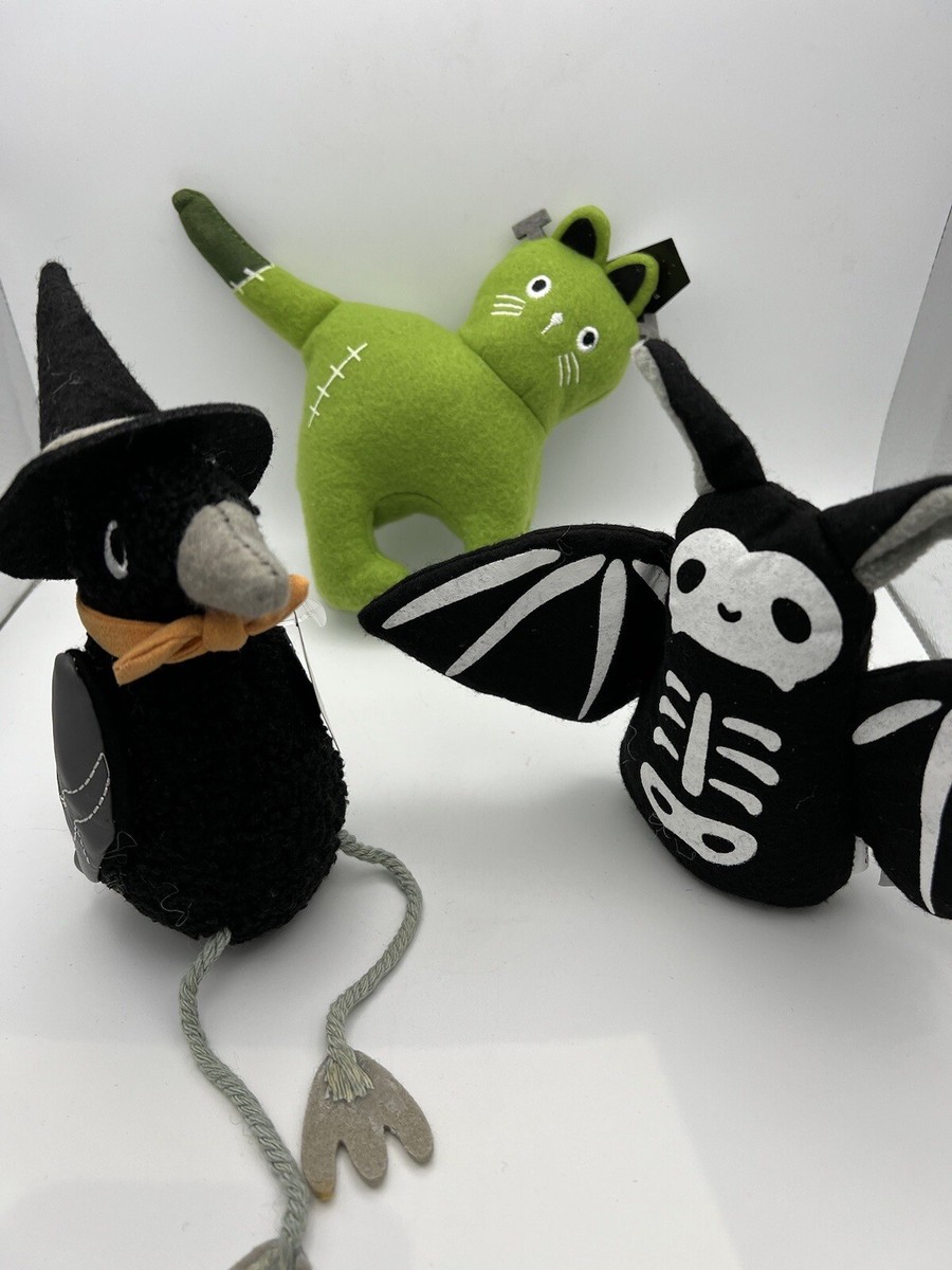 Target Bullseye Playground Halloween Plush Cat, Bat, Bird