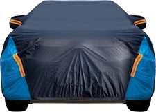 Car Cover Waterproof All Weather for Automobiles, 6 Layers Outdoor Full Exterior