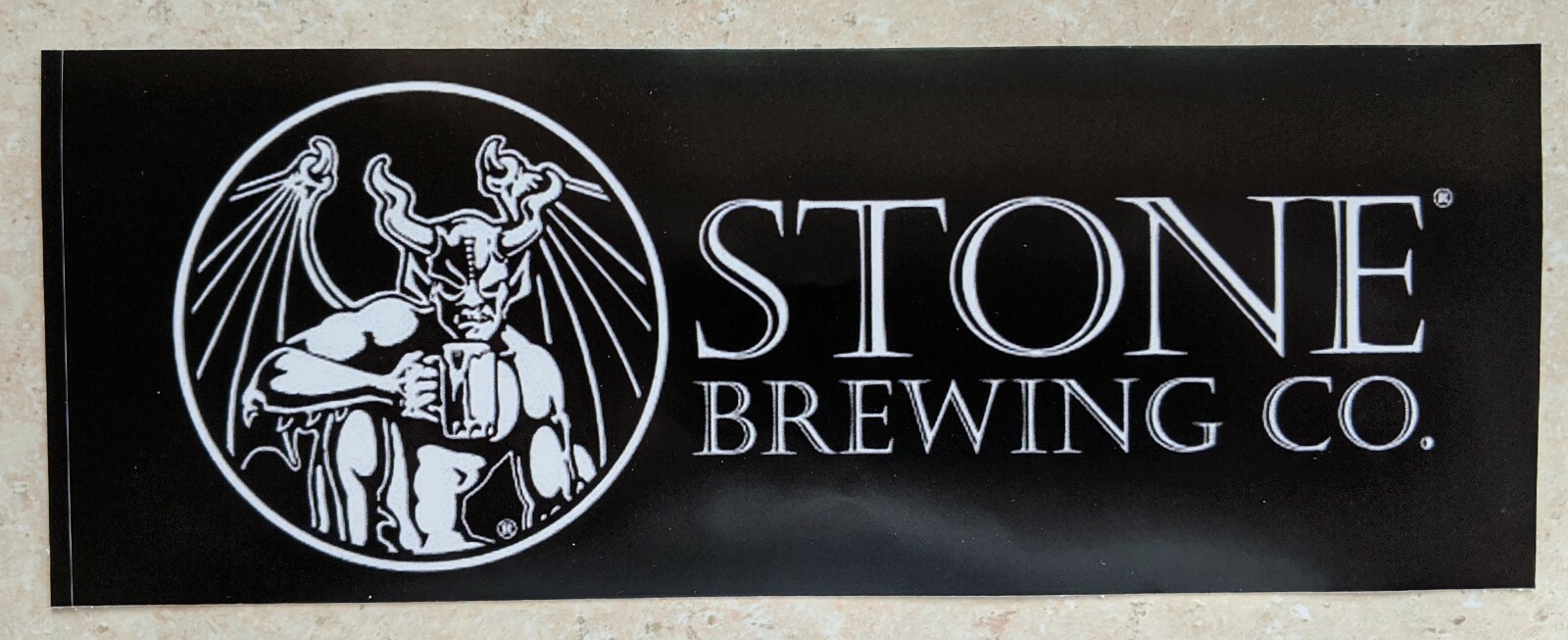 Stone Brewing Company STICKER decal craft Brewery Micro Beer Escondido