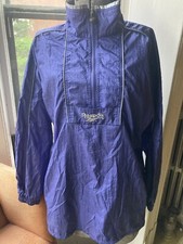 Vintage Reebok Windbreaker Jacket VTG 1990s Pullover Purple Track VTG 90s S Mens