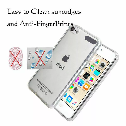 For iPod Touch 5th 6th 7th Gen Clear Silicone Case Back Cover - Picture 4 of 6
