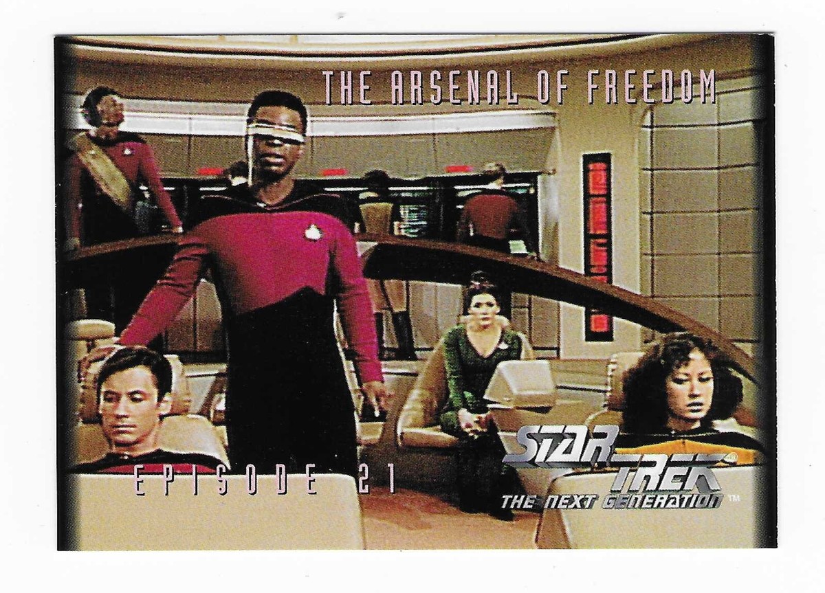 1994 Skybox Star Trek The Next Generation Season 1 Ep 21 #71
