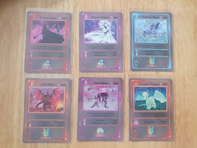 2021 Akora TCG Pre-KS Test Holo Set Akai Toketsu Jinro Magna Tekina Dragon