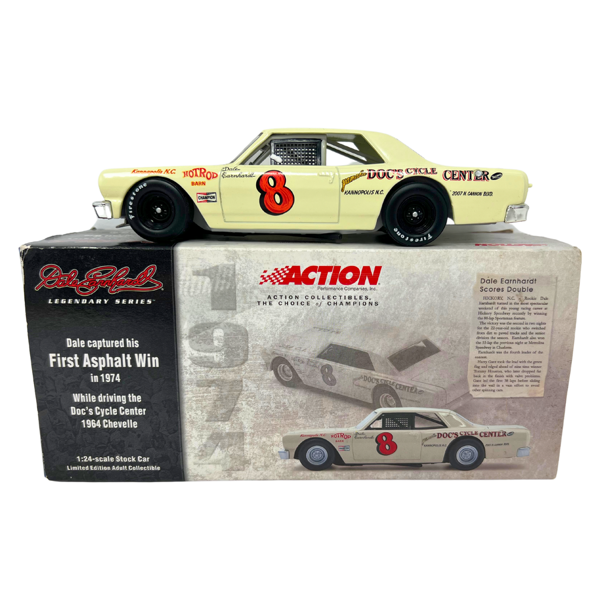 Action Nascar #8 Dale Earnhardt Sr. Asphalt Win 1964 Chevy