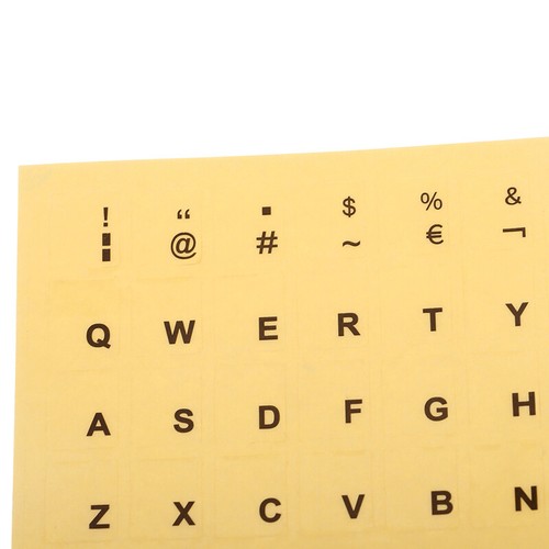 1Sheet Standard Spanish Portuguese Language Transparent Keyboard Stickers*eh - Picture 6 of 16