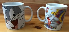 Coppia Mug Tazze Looney Tunes Bugs Bunny Coniglio Conigli Lapin Rabbit Nuove!