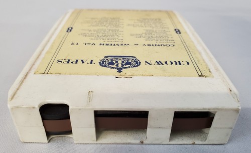 Country & Western Vol 12 8-Track Cassette Tape Cartridge Crown Tapes Johnny Cash - Picture 4 of 6