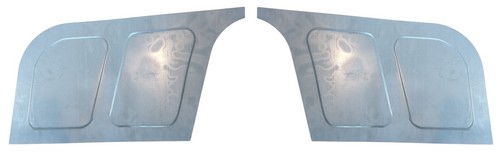 Firewall Filler Panels With Step Roll For 1973-1987 Chevrolet C10 & GMC Trucks - Raw Steel, Modshop Metalwerks