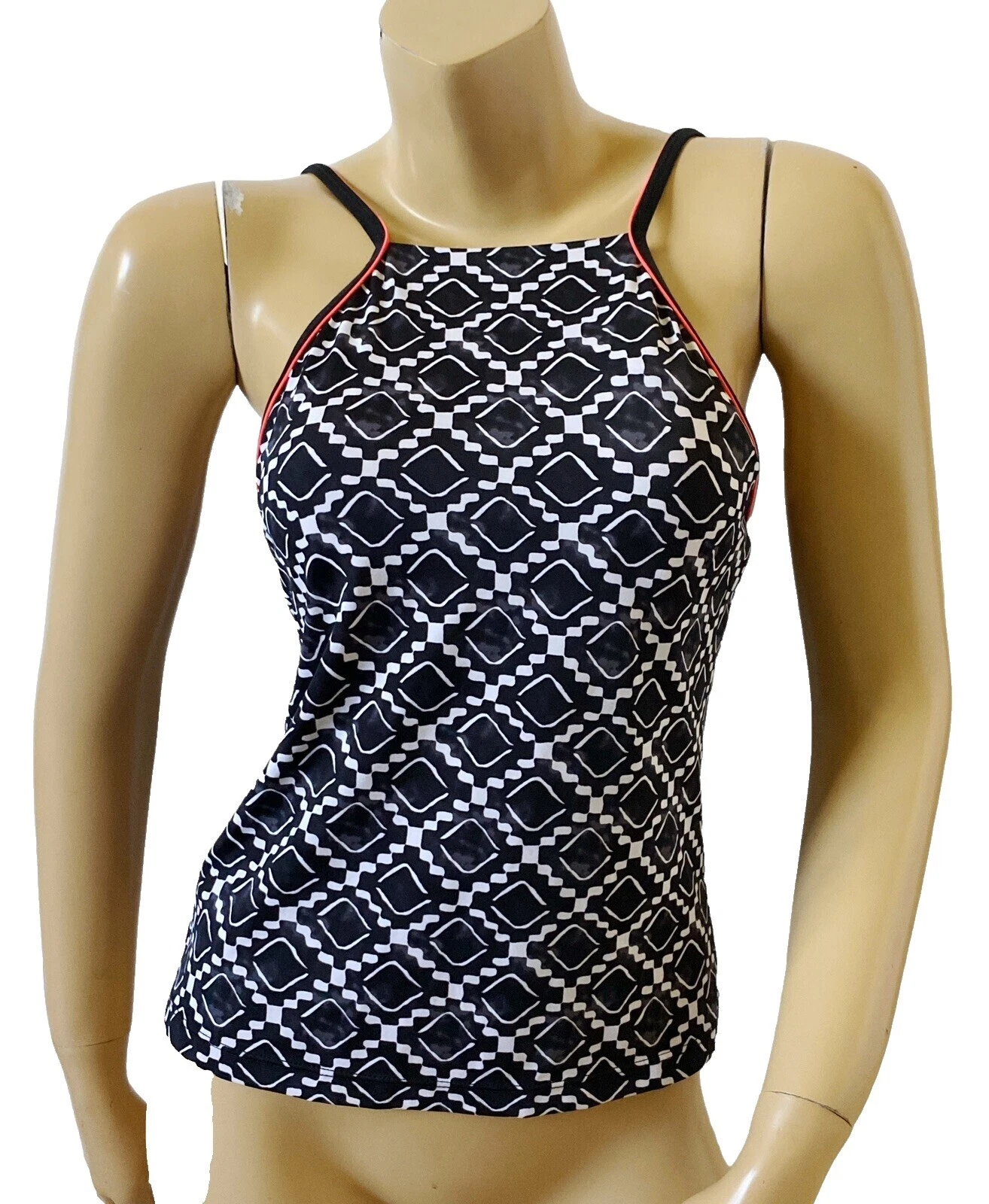 Traje de Baño punk geométrica para Mujeres