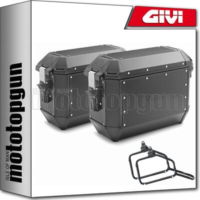 GIVI ALA36BX2 SIDE CASES + SIDE HOLDER TREKKER ALASKA BMW F 650 GS DAKAR 2000 00