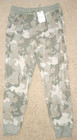 🌼 Women's XL Soft Olive Green Camo Jogger Pants New Nwt Pink Rose Cozy Athletic — photo 5