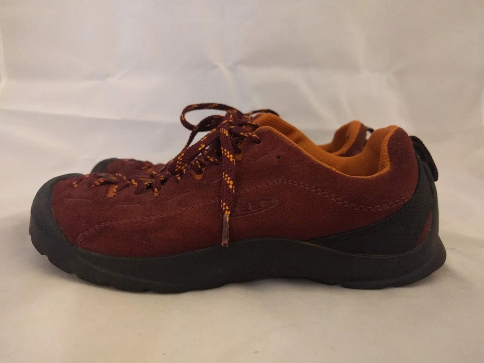 Zapatos de gamuza Keen granate para mujer talla US 6 con cordones puntera resistente sendero de senderismo Foto 4 de 4