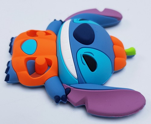 Disneyland Paris Stitch Halloween Pumpkin 3D Fridge Magnet Shaped Disney Parks - Picture 4 of 10
