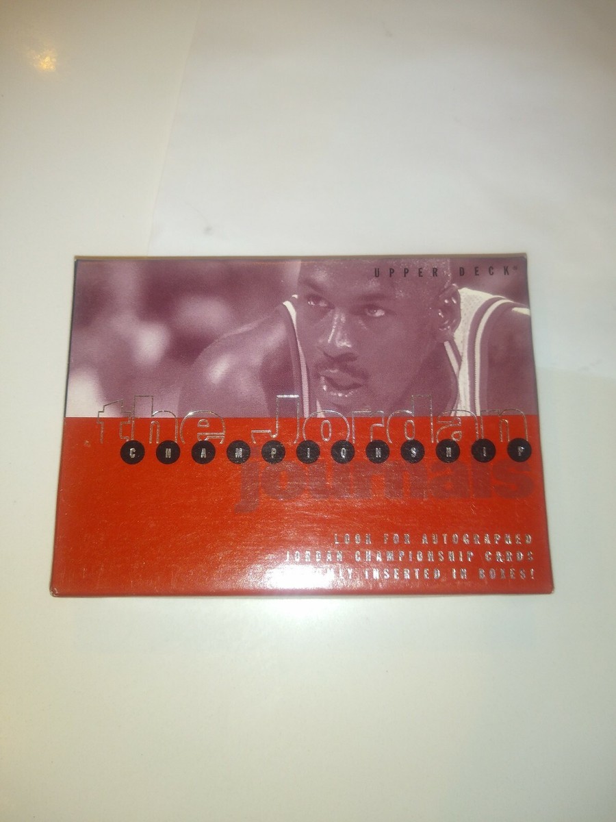 Michael Jordan The Jordan Championship Journals Upper Deck 24 Card 
