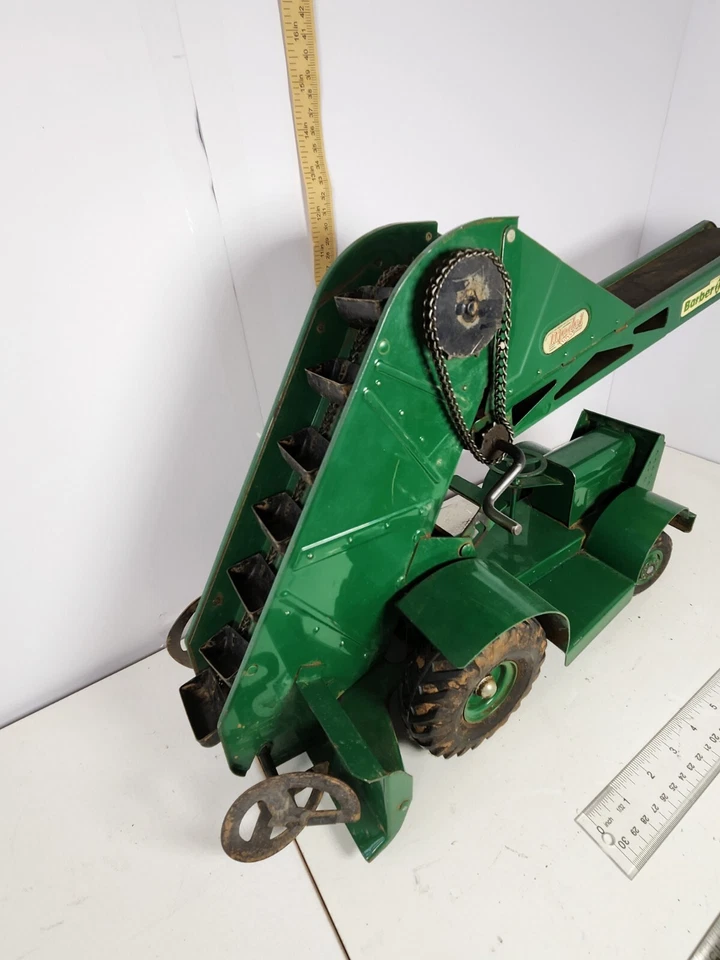 Vintage Barber Greene Bucket Loader Dredge Doepke Model Toys Pressed Steel Truck - Image 4 of 4