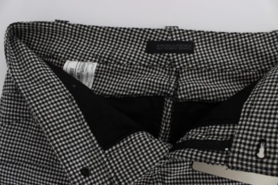 ERMANNO SCERVINO  パンツ　size42 ERMANNO SCERVINO Pants Black Cotton Slim Fit Casual s. IT42