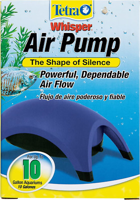 Tetra Whisper Silent Air Pump for Aquarium Fish Tank Oxygen Hydroponic Aerator