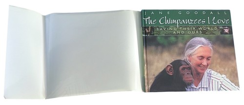 The Chimpanzees I Love SIGNED by Jane Goodall 2001 Hardcover w/ DJ 1st Ed Book - Imagen 6 de 13