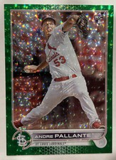 2022 Update Base Green Foilboard #US59 Andre Pallante /499 - St. Louis Cardinals