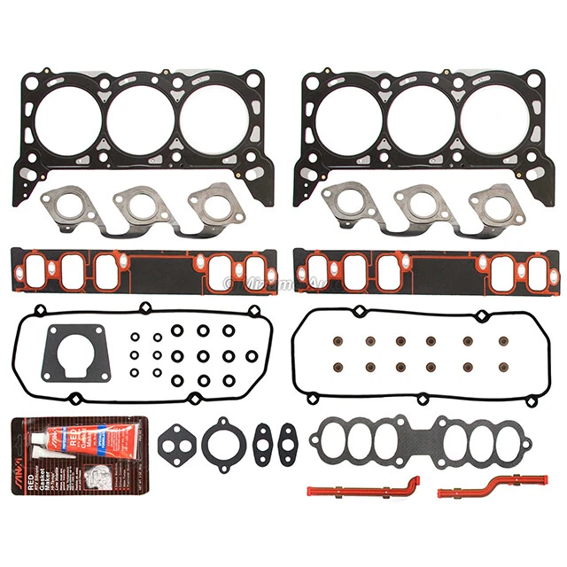 Full Gasket Set Bearings Rings Fit 97-98 Ford Mustang Mercury Cougar 3.8L OHV - Image 3 of 4