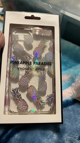 Sonix Liana Teal Pineapple Case for iPhone 6s/ 7 / 8 PLUS Protective Case Clear - Picture 3 of 4