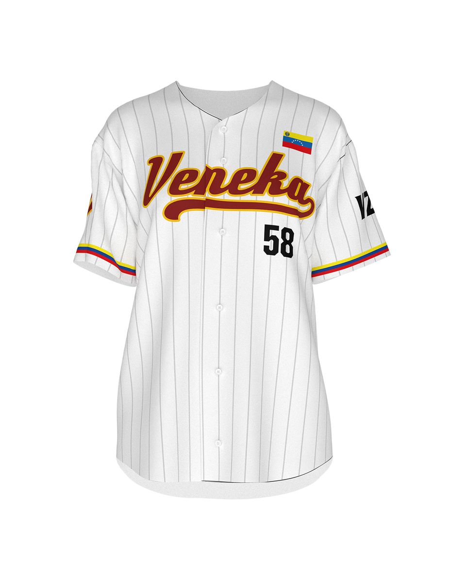 Camisetas Blusa De Beisbol Veneka Baseball Jersey, Franela