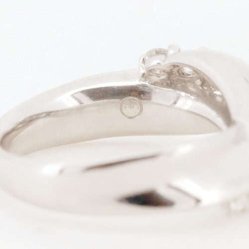 MONNICKENDAM Diamond Ring Milky Way 0.53ct US Size 4.5 Pt900 (Platinum) - Picture 5 of 9