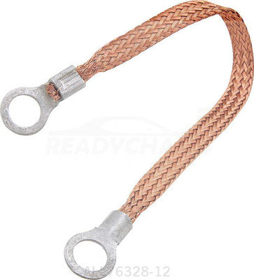 Fits Allstar Performance Copper Ground Strap 12in w/ 1/4in Ring Terminals ALL763