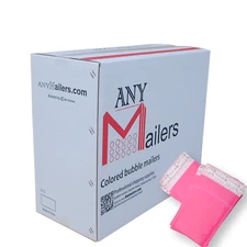 AirnDefense Any Size Pink Poly Bubble Mailers Plastic Shipping Padded Envelopes