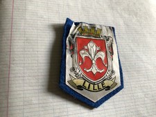 ANCIEN ECUSSON A COUDRE BLASON LILLE
