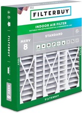 Filterbuy 20x25.25x3.5 Air Filters MERV 8, AC Furnace for Aprilaire Space Gard